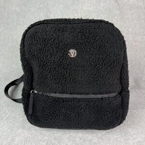 Lululemon Ivivva Black Lead With Love Sherpa Mini Backpack